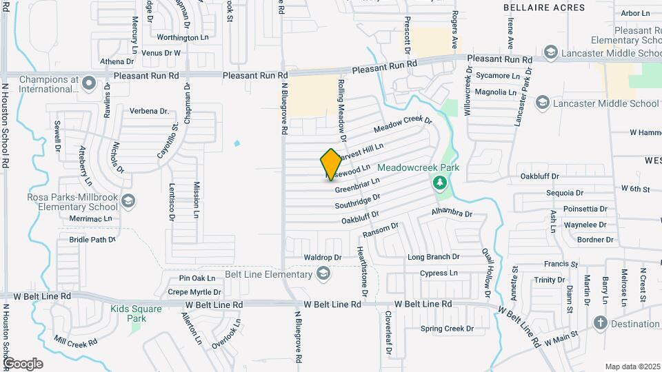 1329 Greenbriar Ln Map and Location Details