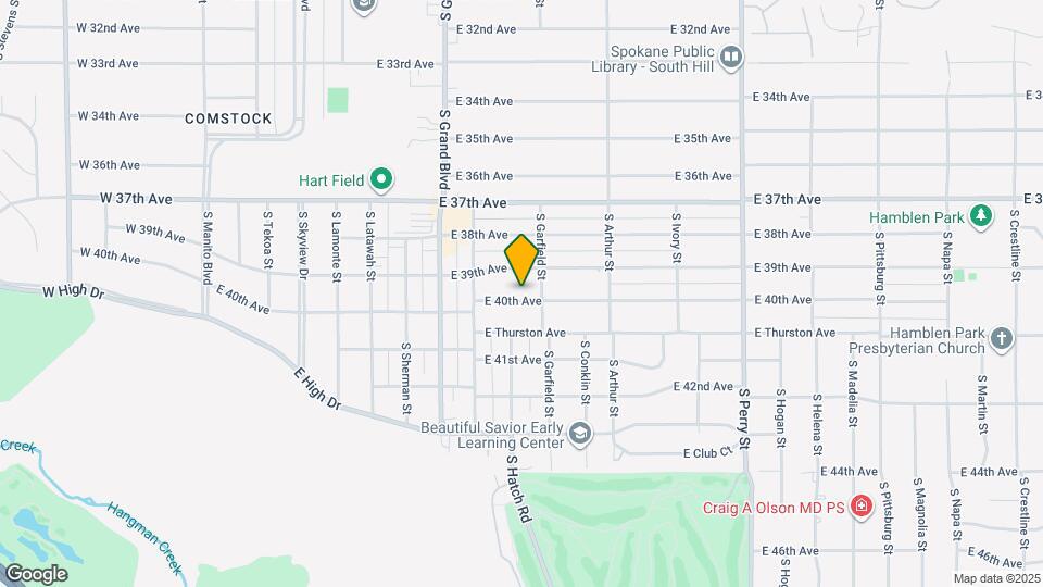 807 E 40th Ave Map and Location Details