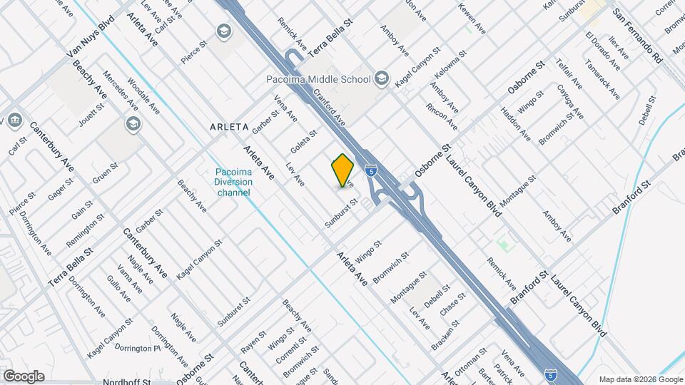 9614 Bartee Ave Map and Location Details