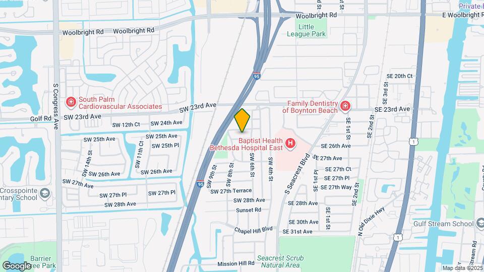 711 SW 25th Pl Map and Location Details