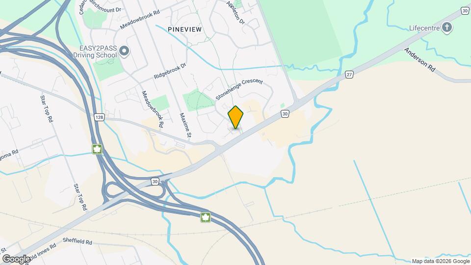 4338 Meadowvale Ln Map and Location Details