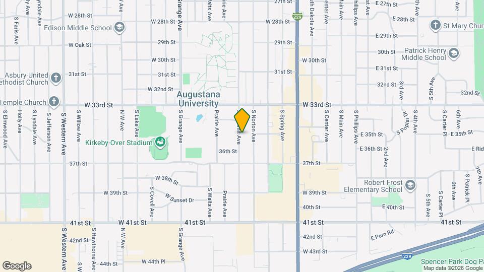 2700 S Summit Ave Map and Location Details