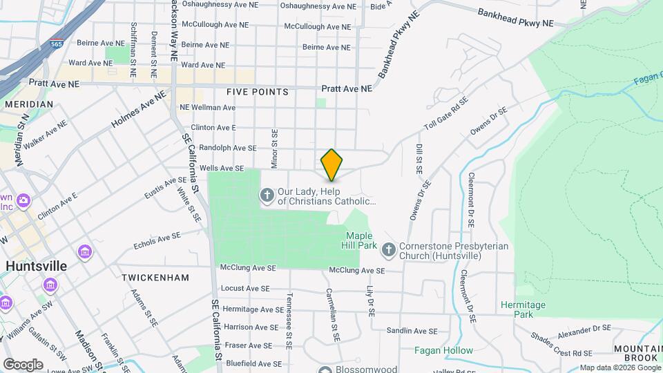 1411 Highland Ave SE Map and Location Details