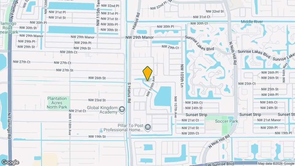 10948 NW 26th St Map and Location Details