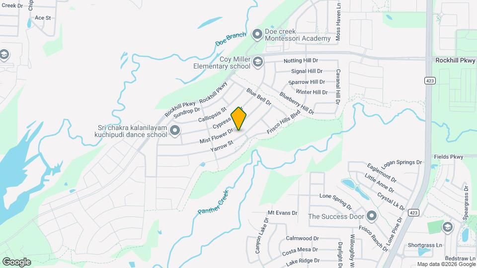 708 Yarrow St Map and Location Details