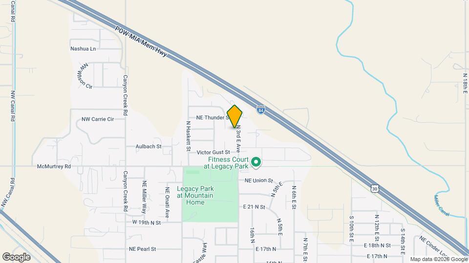 2565 N 3rd E St Map and Location Details