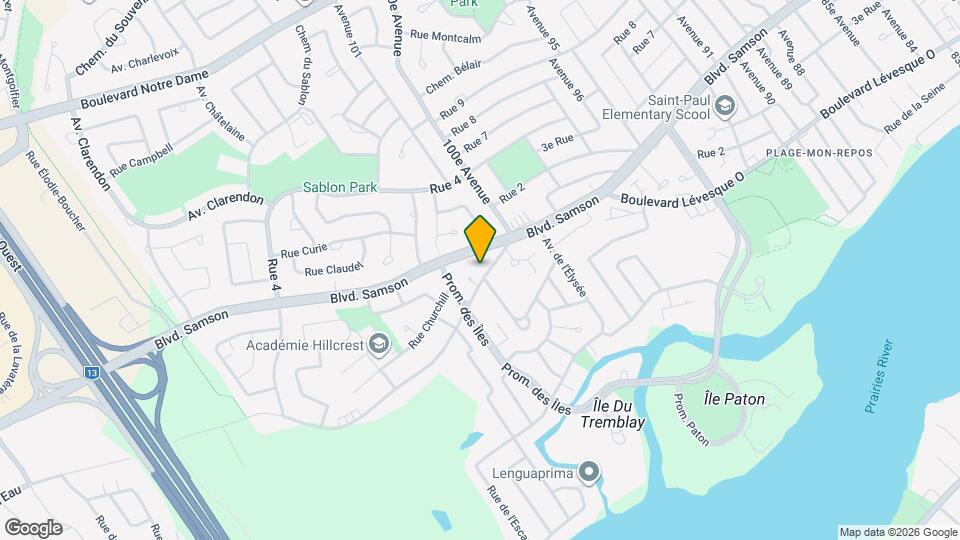 4765 Lévesque Boul O Map and Location Details