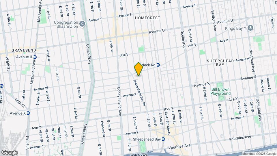 1075 Sheepshead Bay Rd Map and Location Details