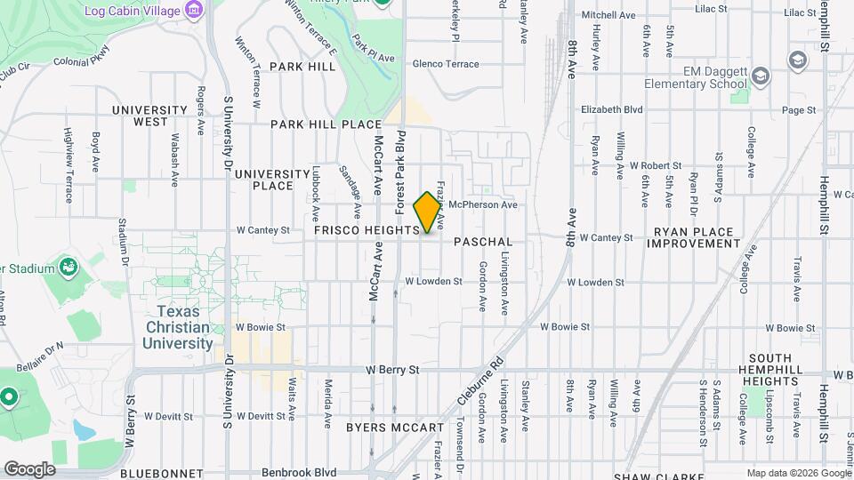2803 Wayside Ave Map and Location Details