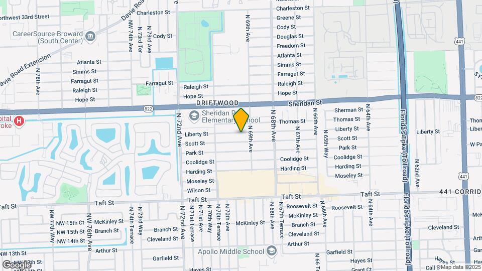 6930 Liberty St Map and Location Details
