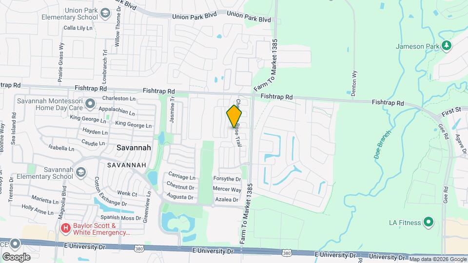 1525 Cherokee Rose Trail Map and Location Details