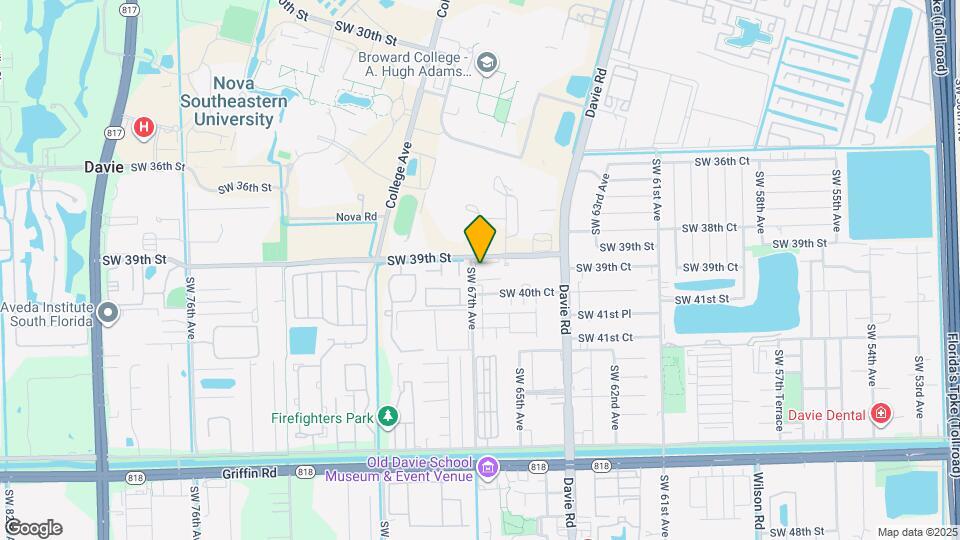 6650 SW 39th St Map and Location Details