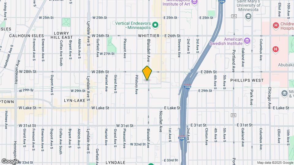 2828 Blaisdell Ave, Unit 2 Bedroom Apartment Mapa y Detalles de la Ubicación