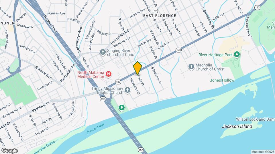 512 Trade St Map and Location Details