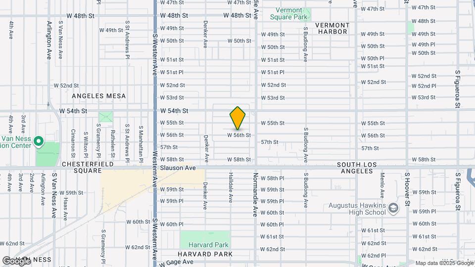 1447 W 56th St Mapa y Detalles de la Ubicación