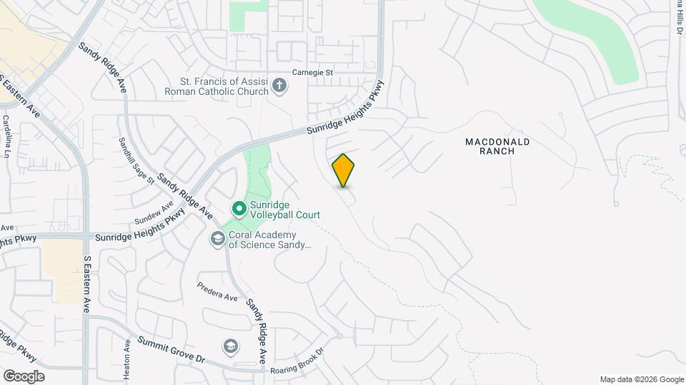 917 Vegas View Dr Map and Location Details