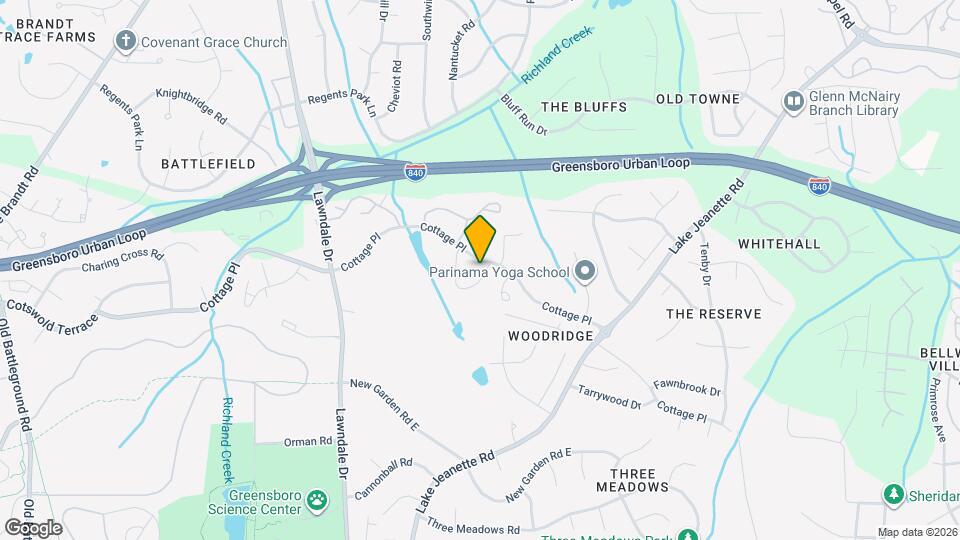 2607 Cottage Pl Map and Location Details