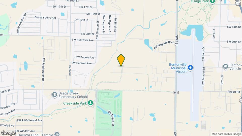 1701 SW Casuarina Dr Map and Location Details