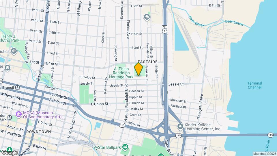 1109 Phelps St Map and Location Details