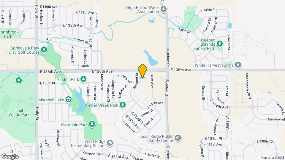 13530 Oneida Ln Map and Location Details
