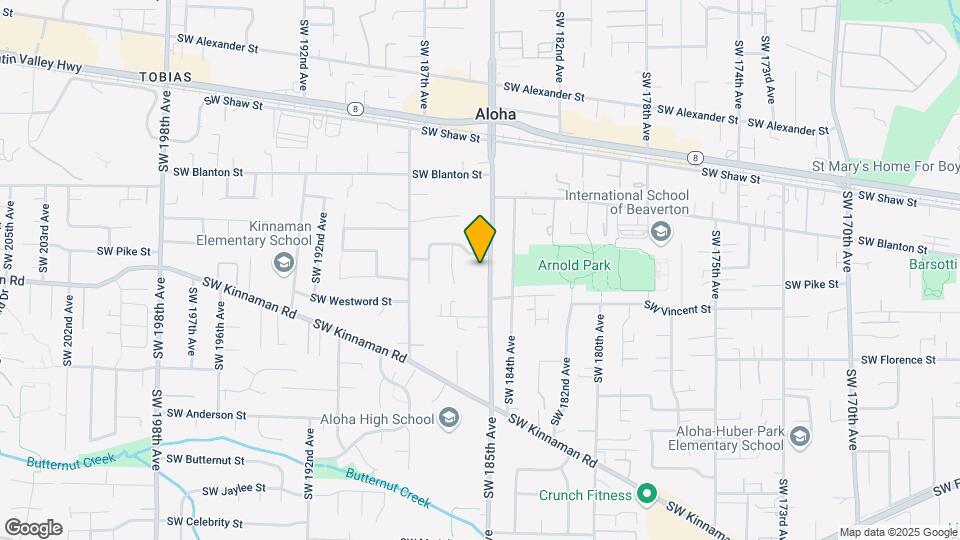 4185 SW 185th Ave Mapa y Detalles de la Ubicación