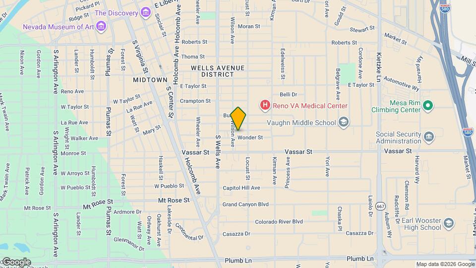 405 Wonder St Map and Location Details