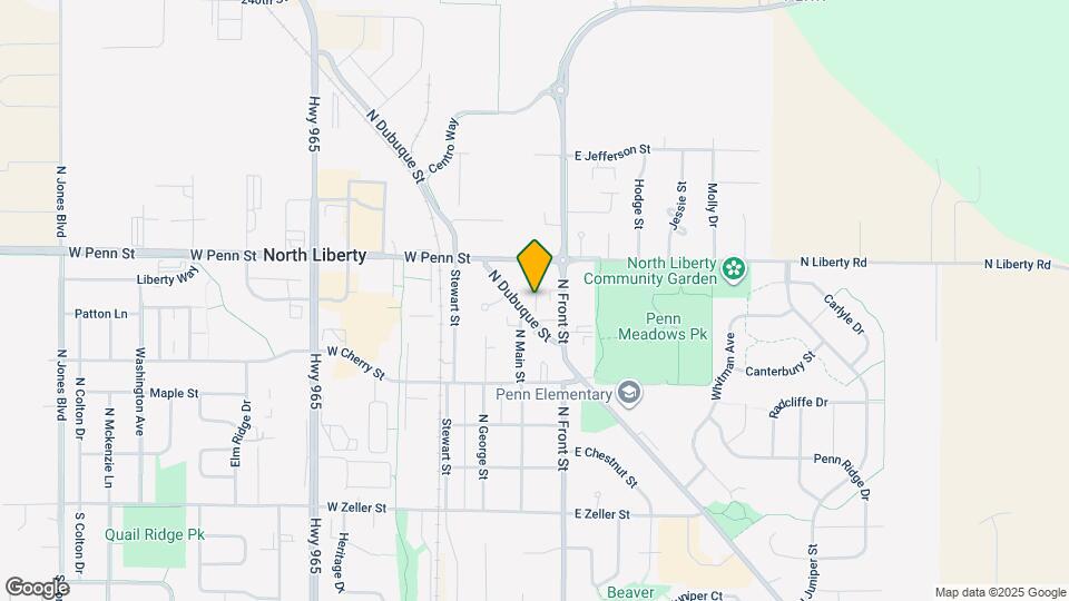 450 N Dubuque St Map and Location Details