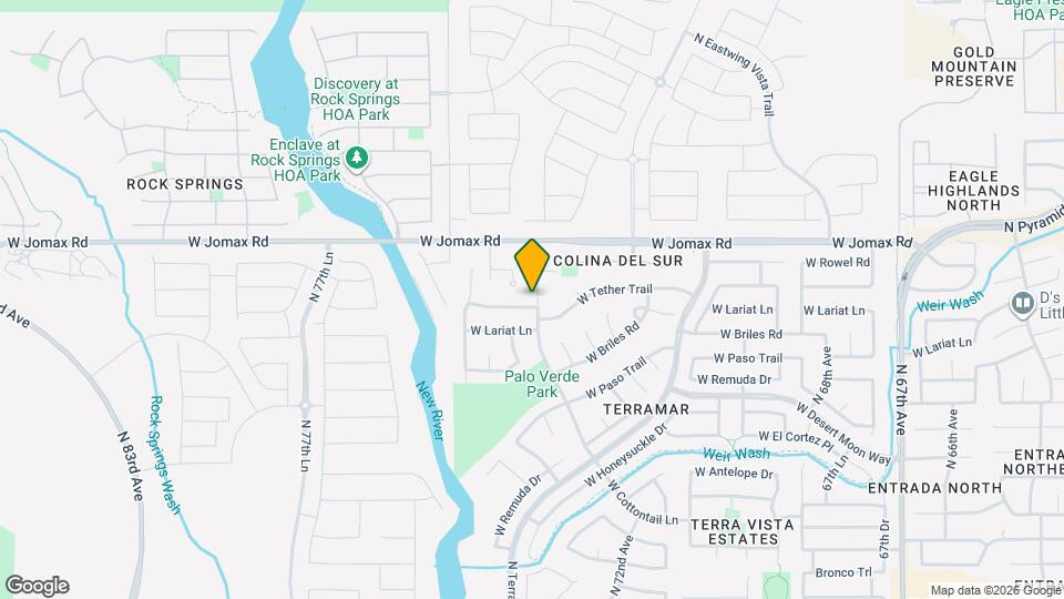 7360 W Tether Trail Map and Location Details