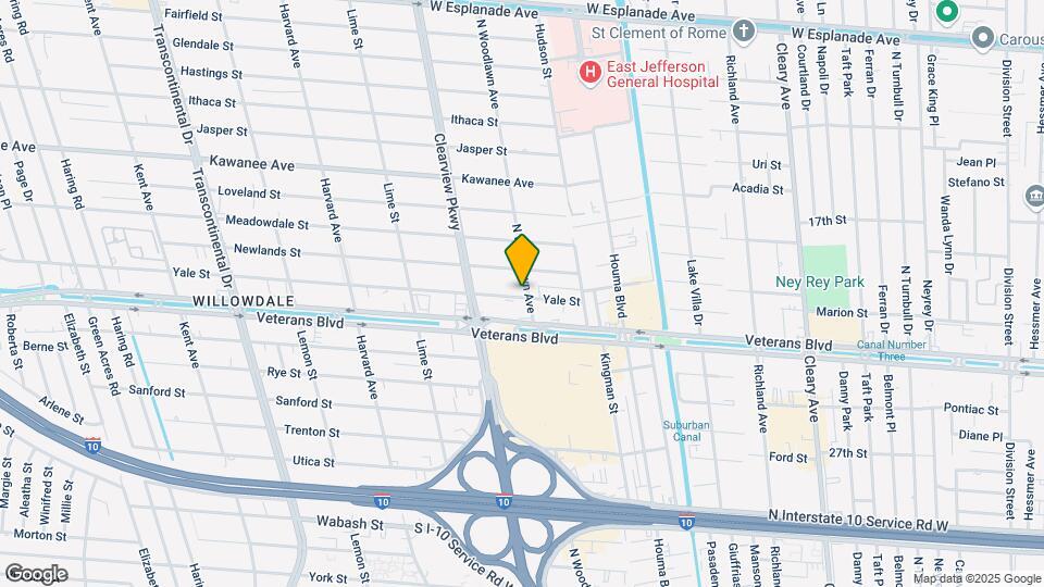 3400 Woodlawn Ave Map and Location Details