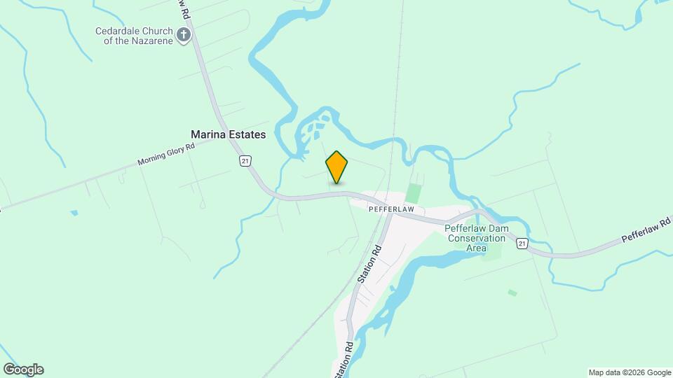 320 Pefferlaw Rd Map and Location Details