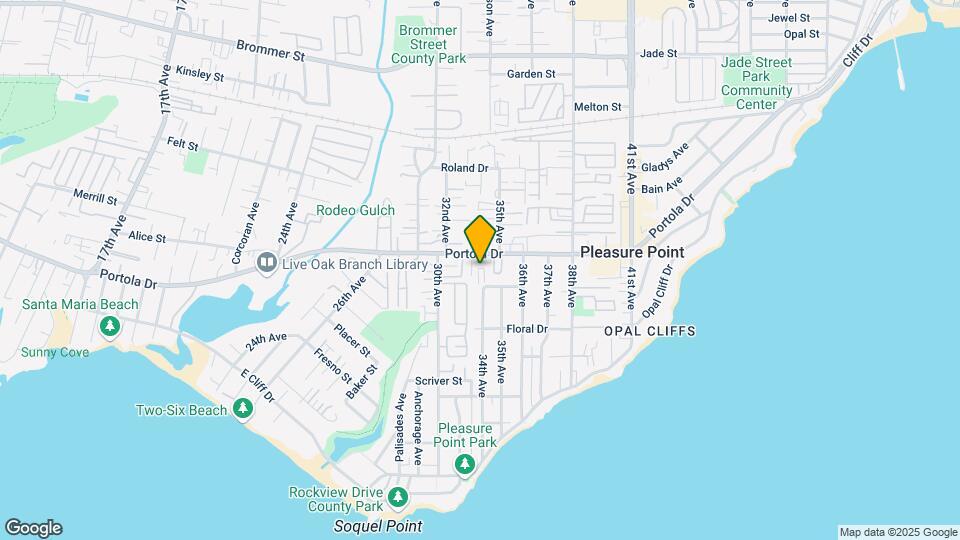 3320 Portola Dr Mapa y Detalles de la Ubicación