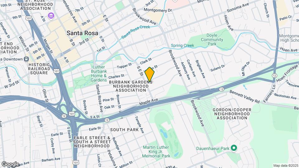 446 S E St Mapa y Detalles de la Ubicación