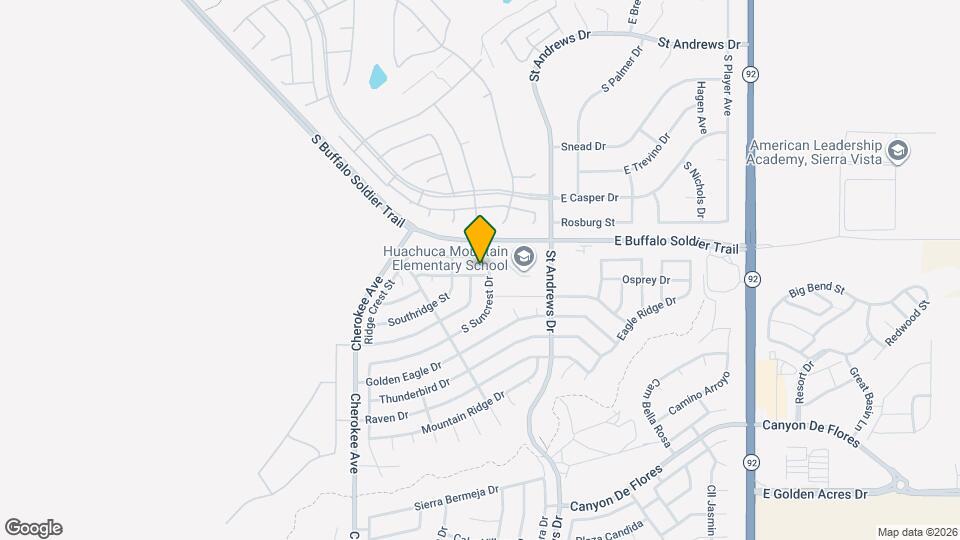 2899 Northridge St Map and Location Details