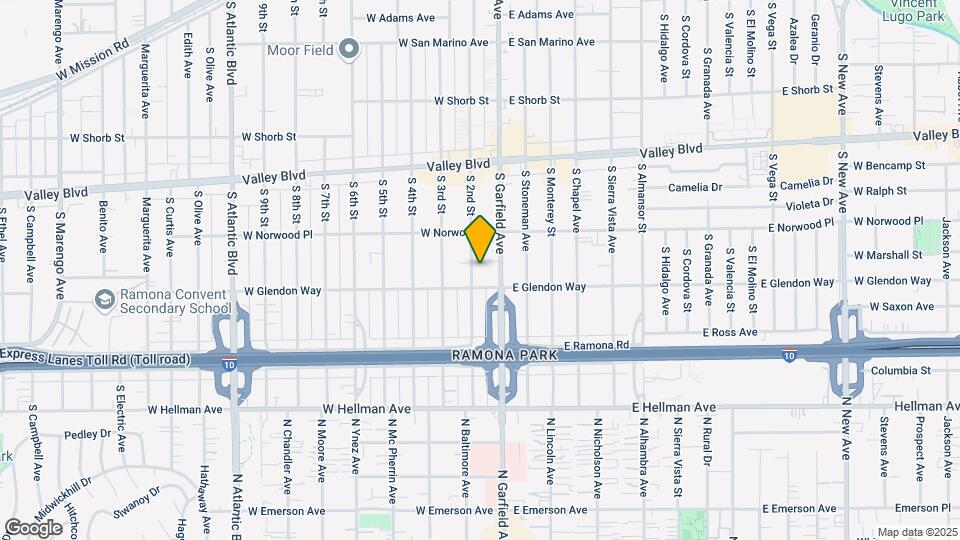 1706-1714 S 2nd St Mapa y Detalles de la Ubicación