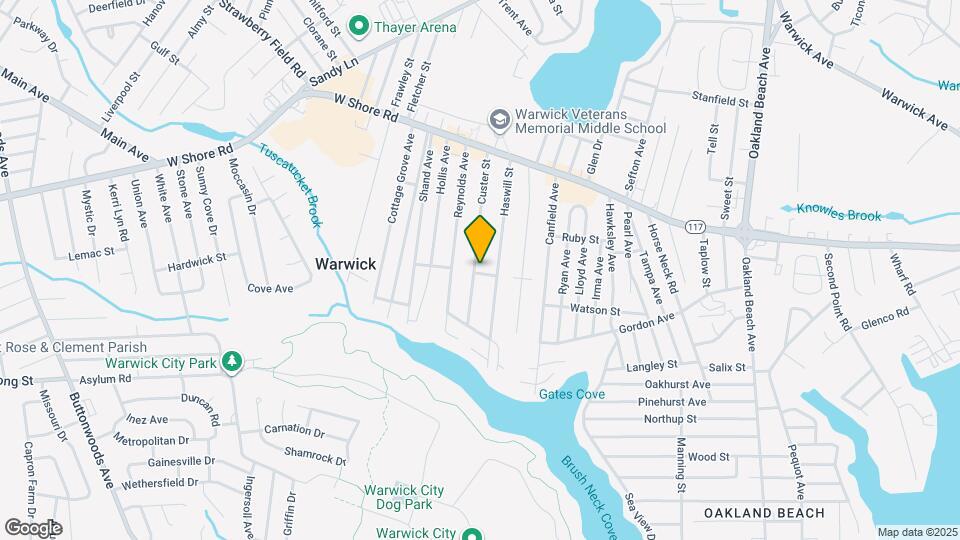 136 Custer St Map and Location Details