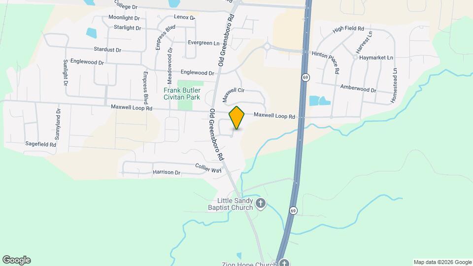 1571 Spencer Dr Map and Location Details