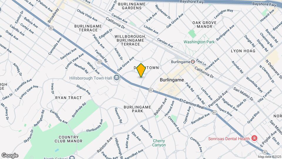 1456 Bellevue Ave Mapa y Detalles de la Ubicación