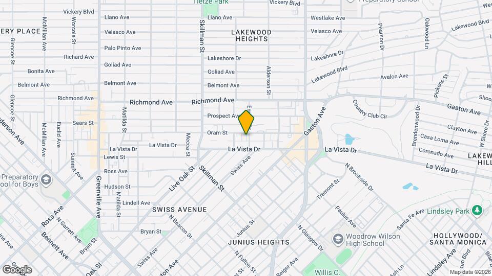 6220 Oram St Map and Location Details