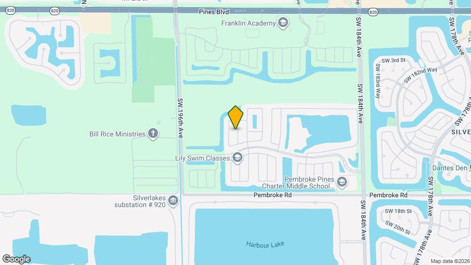 1010 SW 191st Terrace Map and Location Details