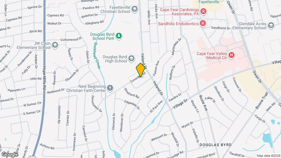 4101 Coventry Rd Map and Location Details