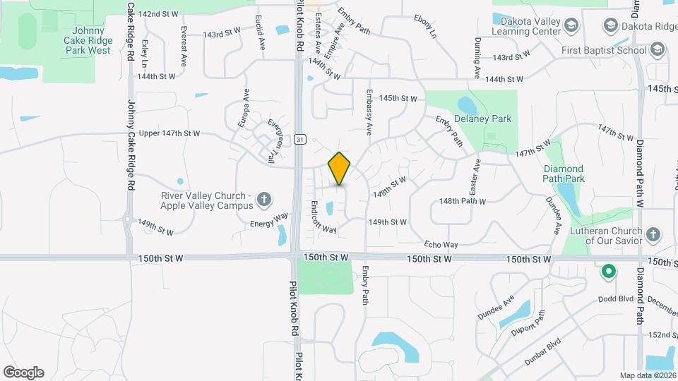 14797 Lower Endicott Way Map and Location Details