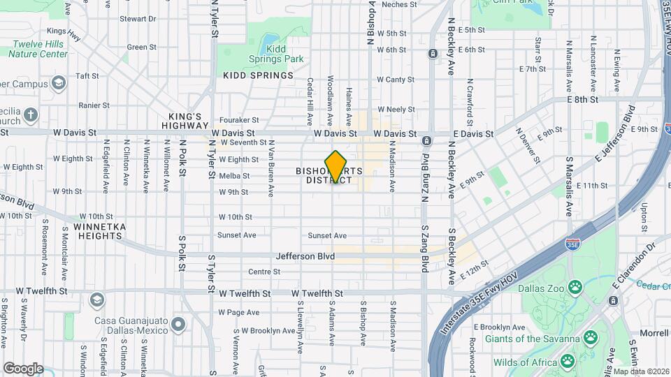 439 W 9th St Map and Location Details