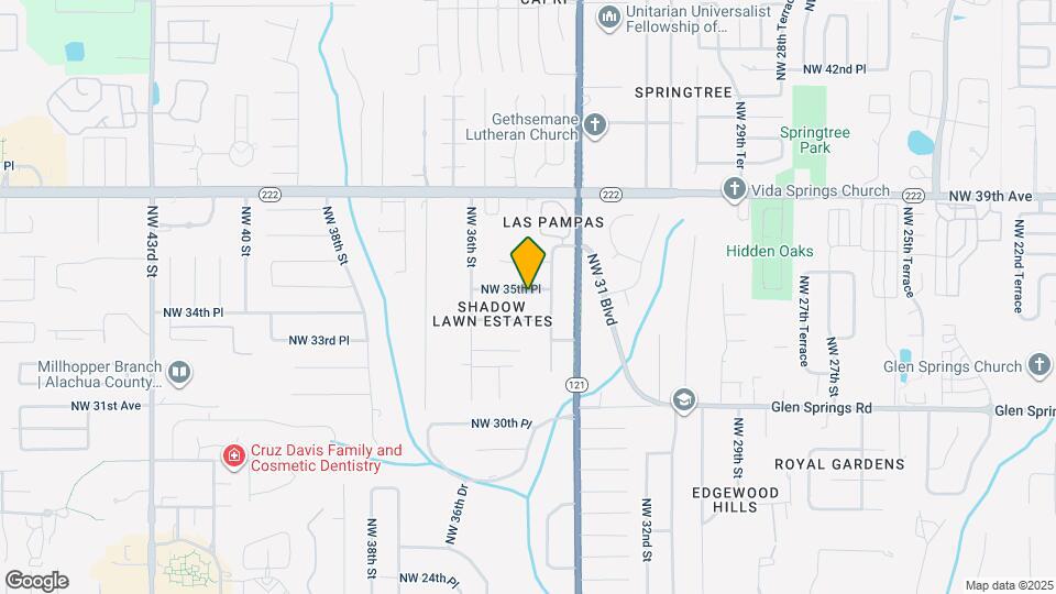 3461 NW 35th Pl Mapa y Detalles de la Ubicación