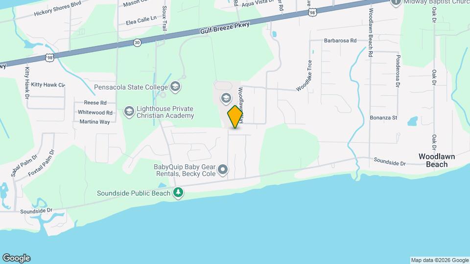 5148 Sandy Shores Dr Map and Location Details