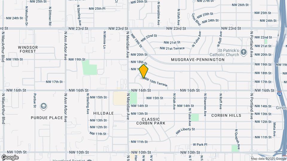 4340 NW 16th Terrace Map and Location Details