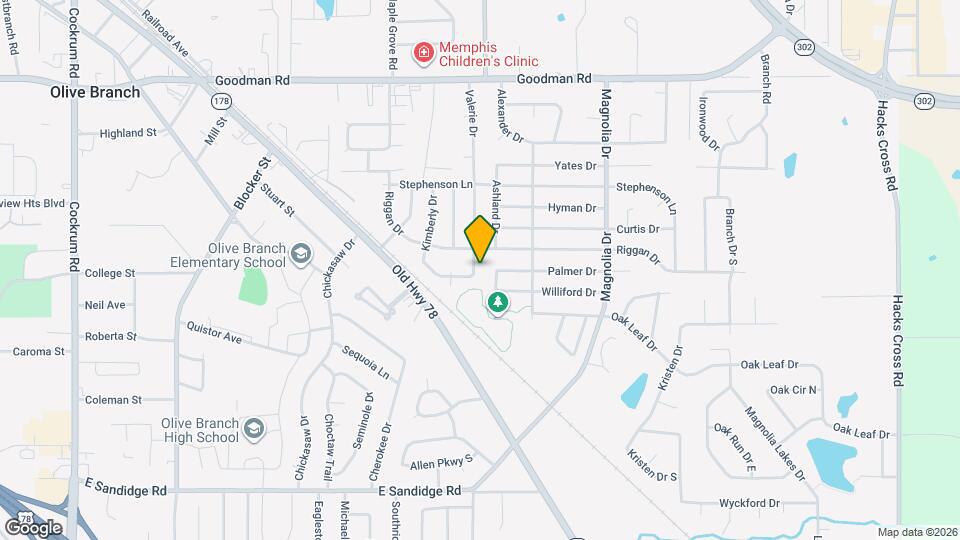 6534 Valerie Dr Map and Location Details