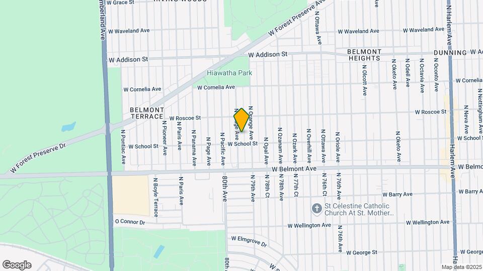 3319 N Osage Ave Map and Location Details