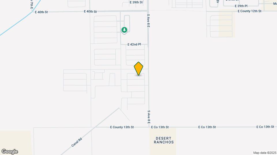 7912 E 44th Ln Map and Location Details