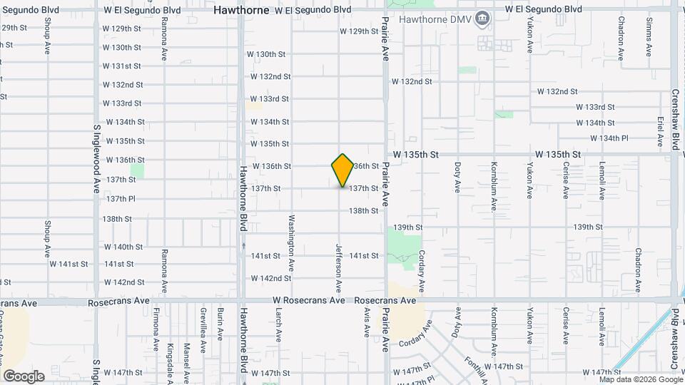 4098 West 137th Street Map and Location Details