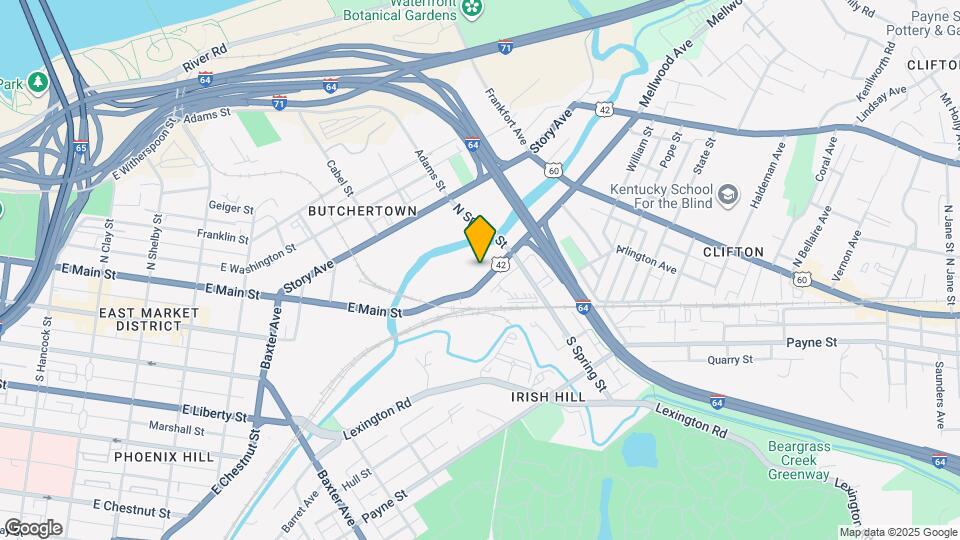 1435 Mellwood Ave Map and Location Details